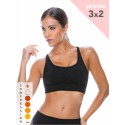 Reggiseno Sportivo Compressione Media